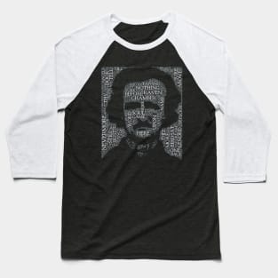 Poe's Words Baseball T-Shirt